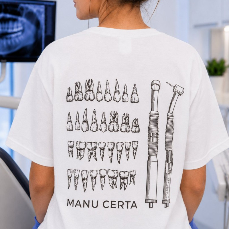 Футболка для стоматолога Manu Certa
