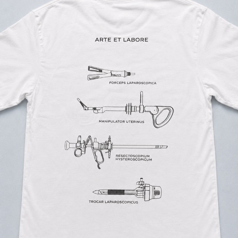 Футболка для хирурга-гинеколога Arte et Labore